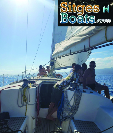 Sitges Boat charter - 12 Person Sailing Boat from Port Ginesta