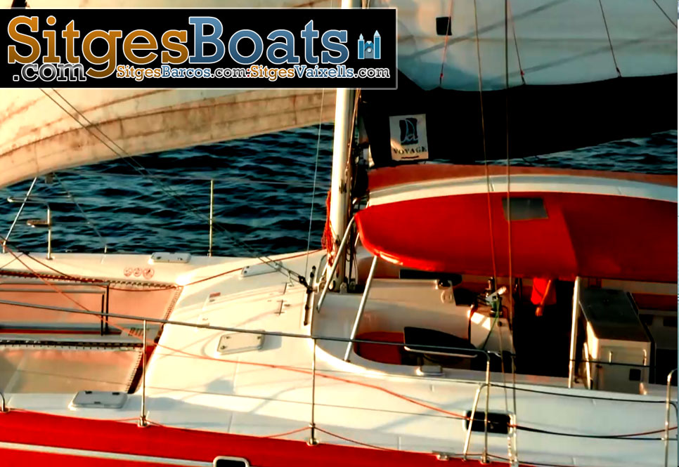 Sitges Boat charter - Catamaran 37 Charter Hire Rental Sitges barcelona Spain